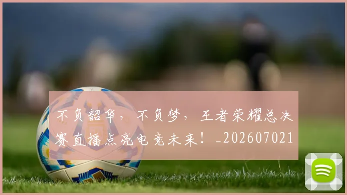 不负韶华，不负梦，王者荣耀总决赛直播点亮电竞未来！_20260702173635